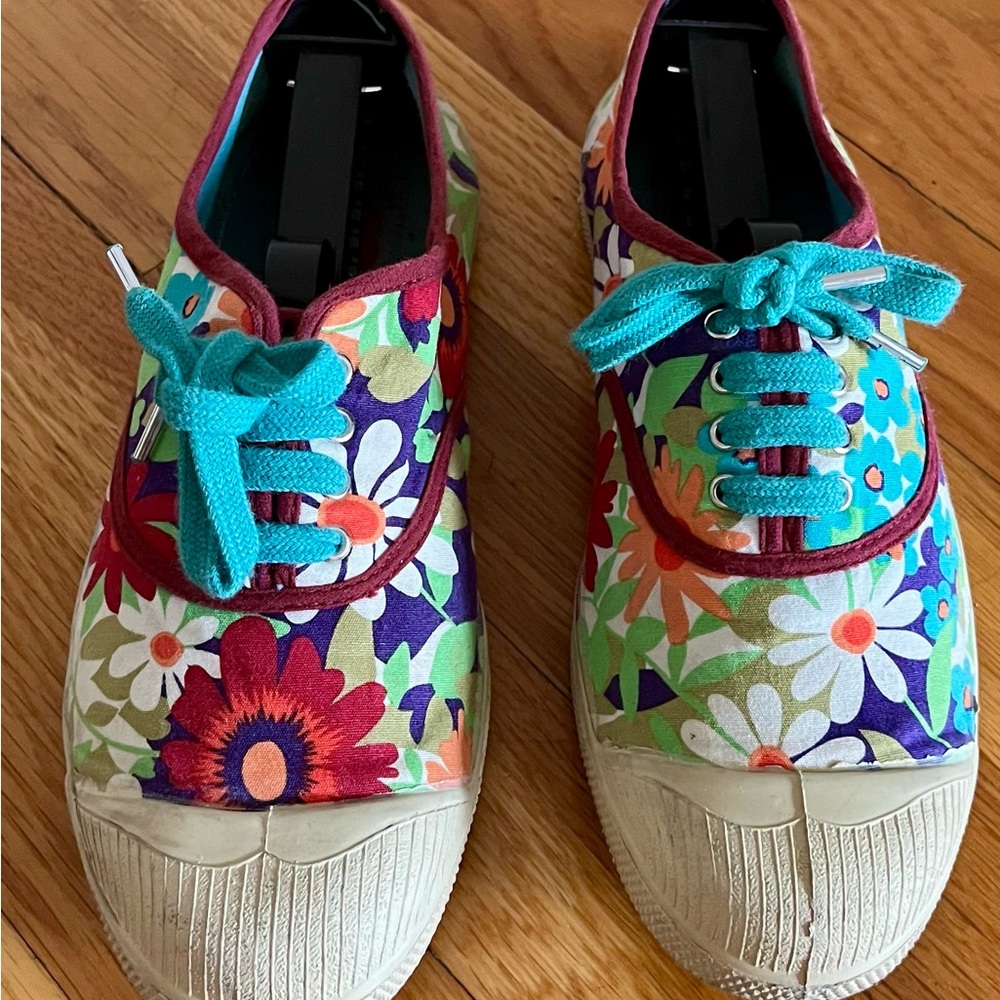 Bensimon special edition sneakers- Turquoise Accents